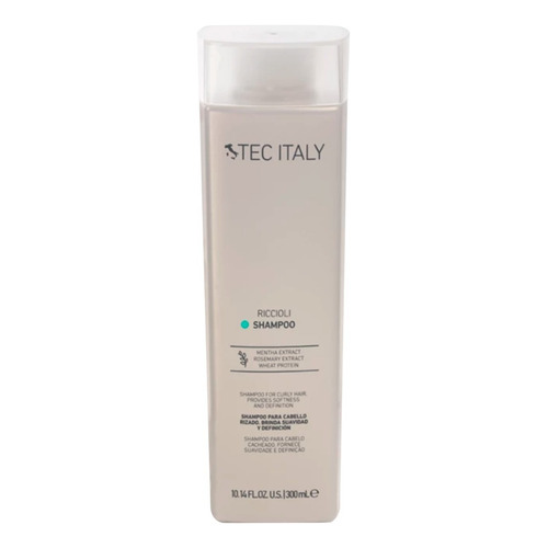 Shampoo Tec Italy Riccioli Hidratación Cabello Rizado 300 Ml