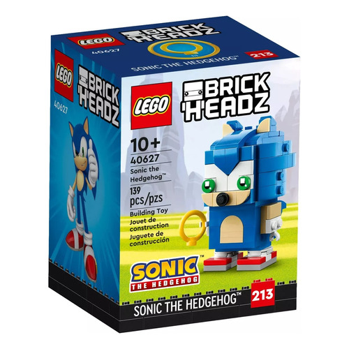 Lego Brickheadz - Sonic The Hedgehog - 40627 Número de piezas 139