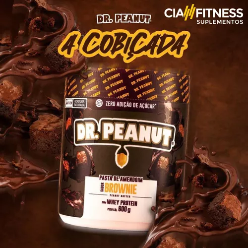 Pasta de Amendoim Chocotine c/ Whey Protein 600g Dr Peanut