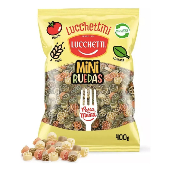 Lucchettini mini rueda 400g Lucchetti