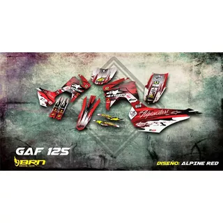 Kit De Calcos Gaf 125 Minimoto Enduro