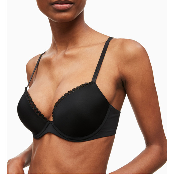 Brasier Calvin Klein Negro Seductive Comfort De Mujer