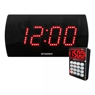 Cronometro Timer Led Digital Academia Com Controle Sem Fio