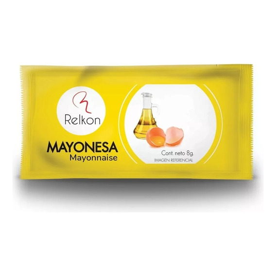 Mayonesa En Sachet De 8g Pack 100 Unidades - Mayonesa Relkon