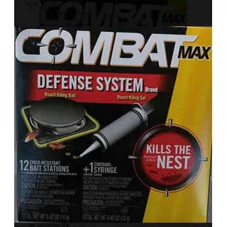 Combat Max Veneno Chiripas 18 Estaciones O 12 +jeringa