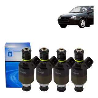 4x Bico Injetor Corsa 1.6 8v Gasolina 1996 A 2000 Icd00110