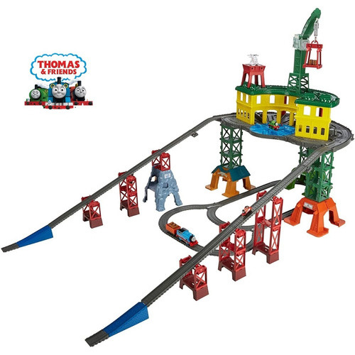 Super Estación De Trenes Gigante - Thomas Y Amigos 10 Mtrs. Color Multicolor