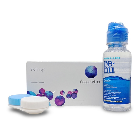 Lentes De Contacto Coopervision Biofinity 6 Pzas Mensual