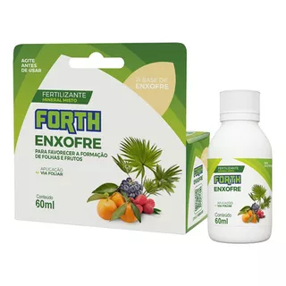 Adubo Fertilizante Forth Enxofre 60ml Concentrado