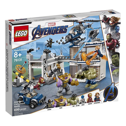 Lego Avengers Batalla En El Complejo 76131 - 699 Pz
