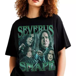 Playera Severus Snape Camiseta Hogwarts' Slytherin