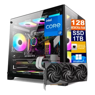 Pc Gamer Cpu I7 14700kf, Ssd 1tb, 128gb Ddr5, Rtx 4090 24gb