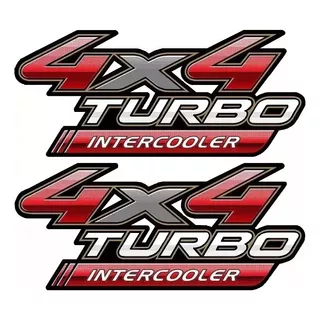 Adesivo 4x4 Turbo Intercooler Hilux 2010 2011 2012 2013 2014