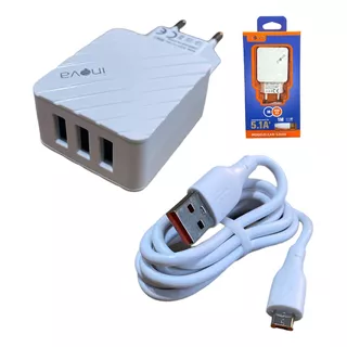  Inova 40 Carregador Rápido Prime 5.1a 3 Usb Atacado