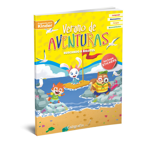 Verano Aventuras: Buscando A Bigotes - Kinder - Caligrafix