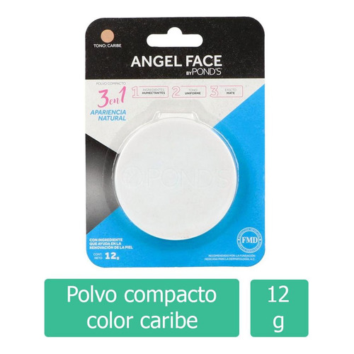 Pond´s Angel Face Polvo Compacto Caribe Con Estuche 12g