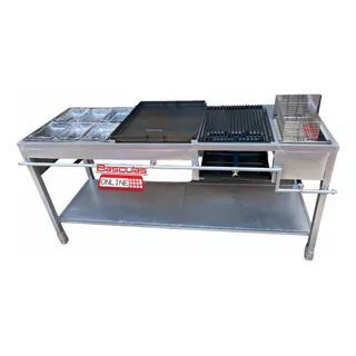 Mueble Para Tacos De Guisados Asador Plancha Y Freidora