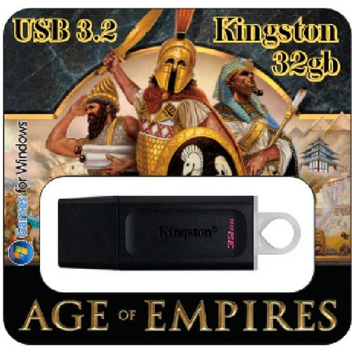 Colección Age Of Empires 1+2+3+4 Pc Usb 64gb Fisico