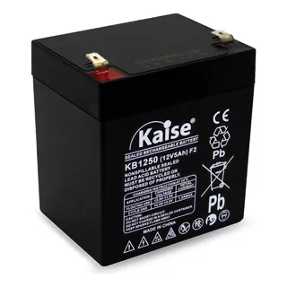 Batería Recargable 12v 5ah Kaise Selladas Kb1250 Ups Alarmas