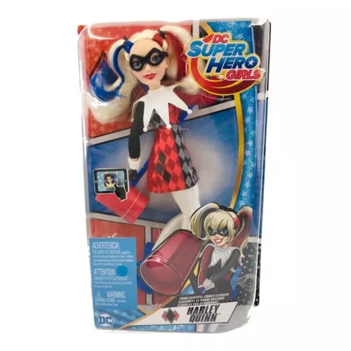 Bonecas dc super hero girls harley quinn arlequina 30 cm mattel extra extra  extra extra, extra