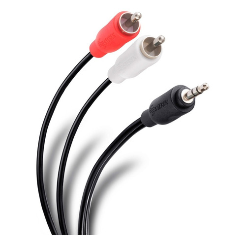 Cable Plug Macho 3.5mm A 2 Plug Rca De 1.8m Steren 255-045