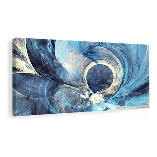 Canvas | Mega Cuadro Decorativo | Abstracto | 60x40 Color Azules
