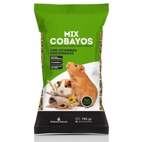 Mix Cobayos Alimento Balanceado Para Cobayos 750 Gr 