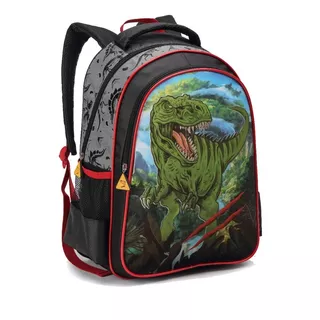 Mochila Dinossauro Escolar Infantil Costas