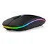Mouse gamer de juego inalámbrico recargable YindiaoInalámbrico con USB A2 negro