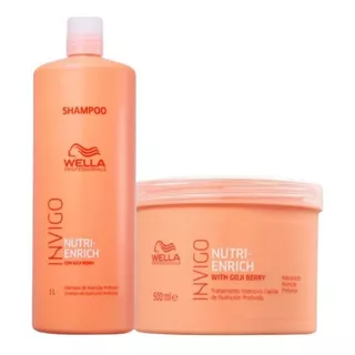 Wella Kit Nutri Enrich Shampoo 1l+ Masc 500ml