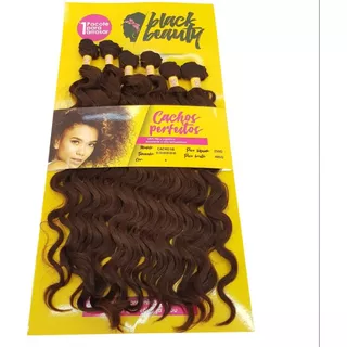 Cabelo Sintetico Mega Hair Cachos Perfeito 5b Black Beauty