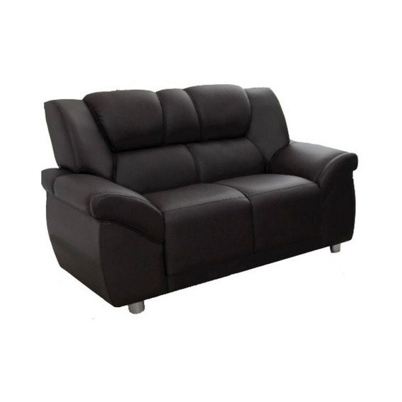 Sillon 2 Cuerpos Sofa Living Córdoba Pu Negro