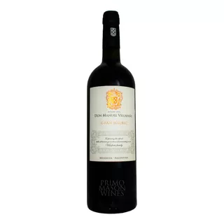 Vino Don Manuel Villafañe Gran Malbec 