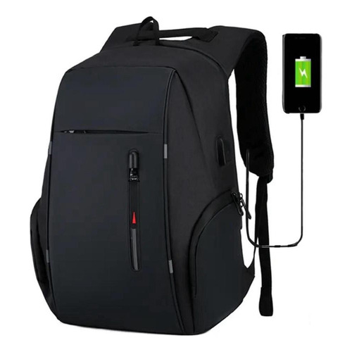 Mochila casual X-Shadow Mochila Casual Viaje Escolar color negro 30L