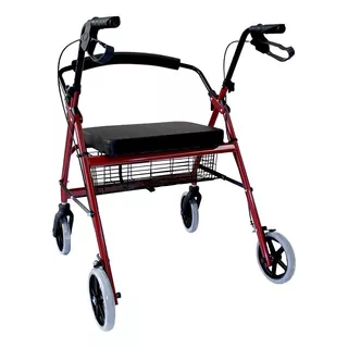 Andadera Rollator Extra Ancha Sobrepeso Reforzada 150kg