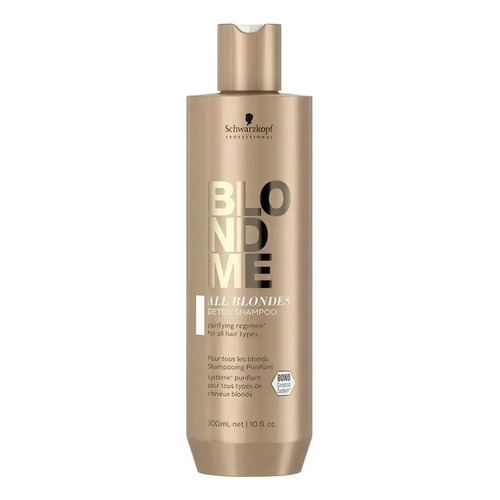 Schwarzkopf Blondme Shampoo All Blondes Detox X 300 Ml Nutre