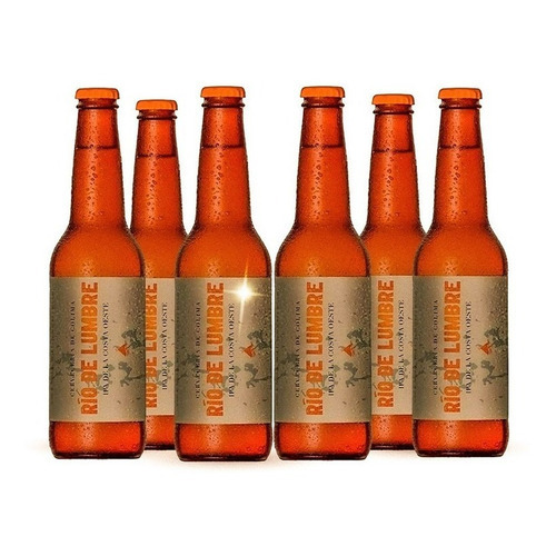 Six Pack Cerveza Artesanal  Colimita Río De Lumbre 355ml C/u