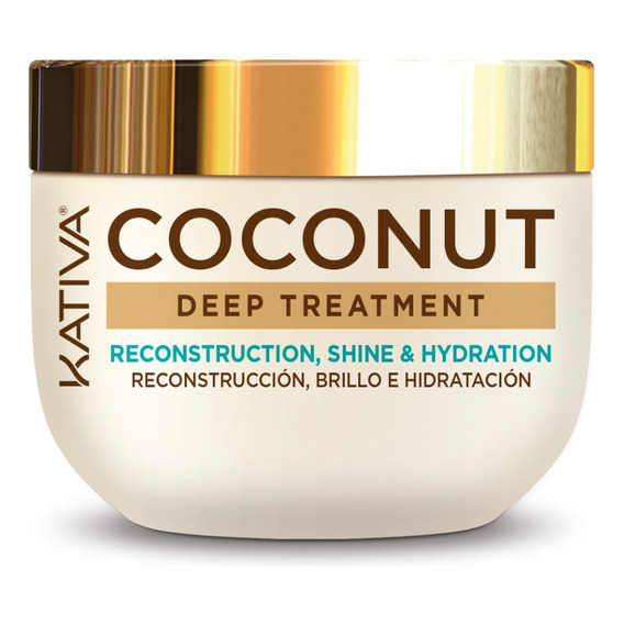 Máscara De Tratamiento Kativa Coconut 300 Ml