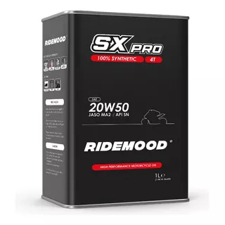 Lubricante Sintetico Ridemood Sx Pro 20w50