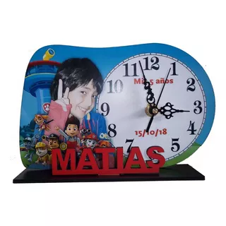 10 Reloj Souvenirs Personalizado Cumpleaños Infantil Fiesta