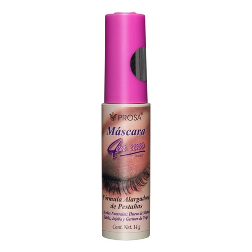 Mascara De Pestañas Clásica, Prosa 4 En 1, 14g Color Negro