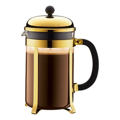 Cafetera Bodum Chambord 12 Poc. Oro 1932-17 Bazarnet P