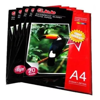 Papel Fotográfico Inkjet Jojo 180 Gr (20 Hojas)