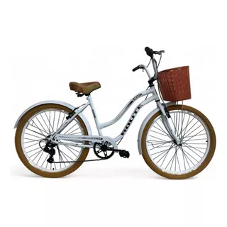 Bicicleta Retro Feminina Com Marcha Vintage Aro 26 Beach