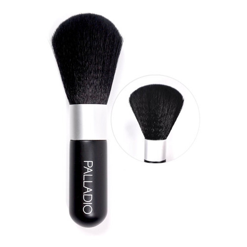 Brocha Para Polvo Compacto Bronzer Blush Palladio Color Negro