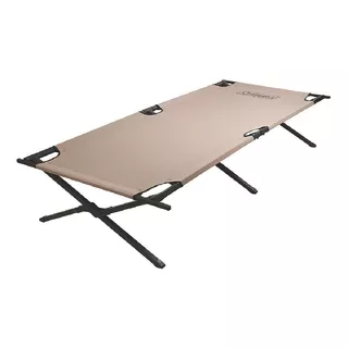 Catre Militar Cama Plegable Aluminio Para Camping Coleman Color Beige