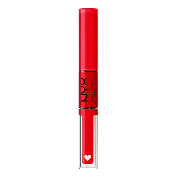 Labial Shine Loud High Pigment Nyx Professional Tono Rebel In Red