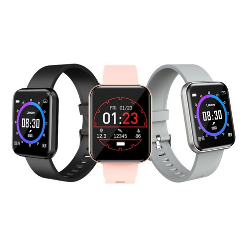 Smartwatch Lenovo E1 Pro Color De La Caja Rosa Claro