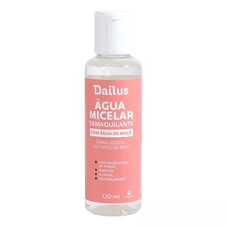 Aguá Micelar Demaquilante Dailus 120ml