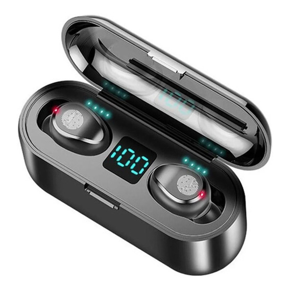 Auriculares Bluetooth F9 Tws Earphones + Extra Power Bank 